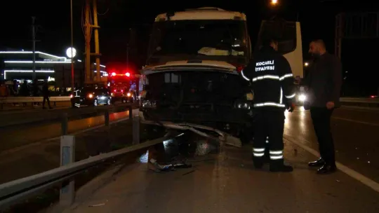 LPG yüklü tanker kaza yaptı