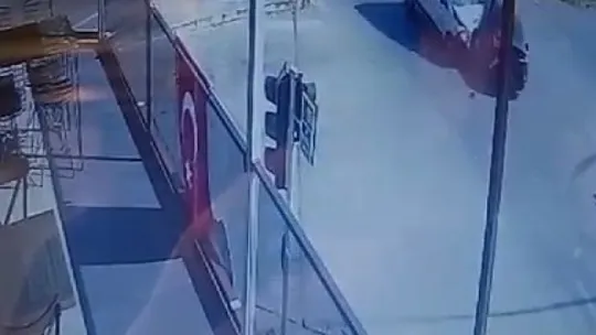 Kaza kameralara böyle yansıdı