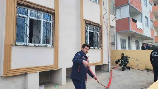 Madde bağımlısı olduğu iddia edilen şahıs evini yaktı