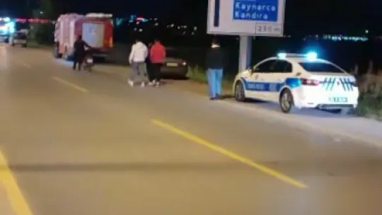 Sakarya'da makas attığı esnada kazaya sebep oldu