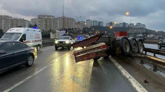 Kocaeli'de faciadan dönüldü!