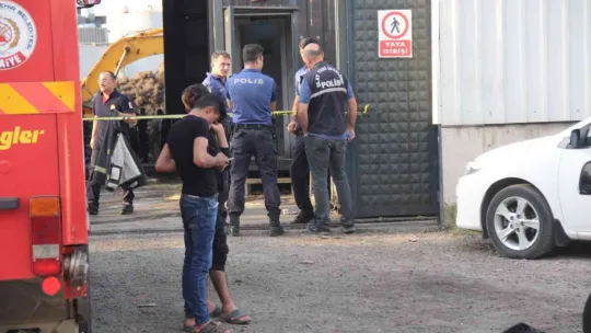 İş kazasının dehşete düşüren görüntüleri ortaya çıktı