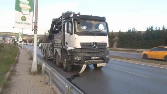 Maltepe'de vinç kontrolden çıktı, 7 aracı biçti