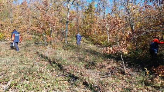 Kaybolan adamı 96 kişilik ekip arıyor