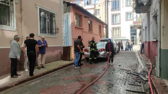 Mahallede tansiyon yükselten yangın!