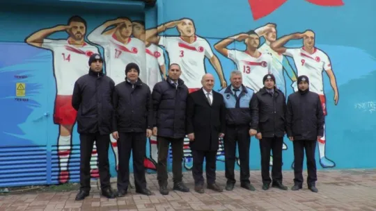 Milli Takım'ın asker selamı Kocaeli'de ölümsüzleştirildi