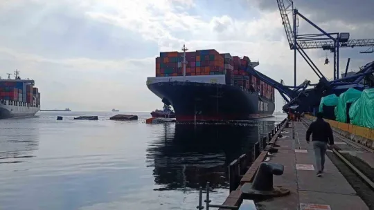 Milyonluk liman kazasının güvenlik kamera görüntüleri ortaya çıktı