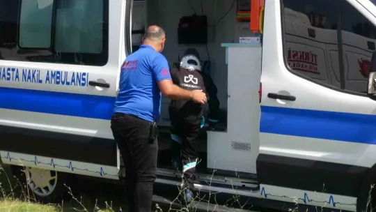 Minik yarışçılar kaza yaptı, annesi gözyaşlarına boğuldu