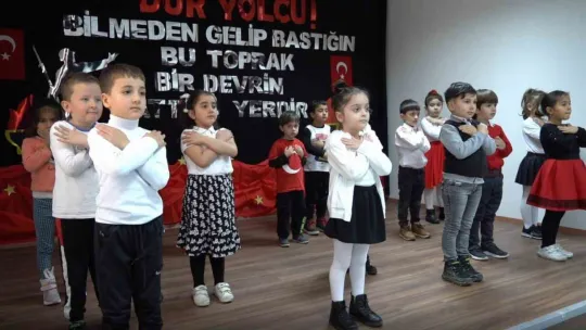 Minikler Çanakkale Zaferi'ni böyle kutladı