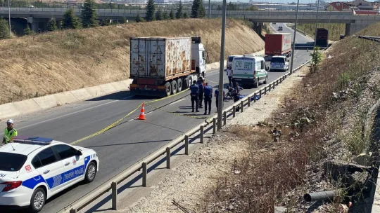 Motosiklet sürücüsü kazada hayatını kaybetti
