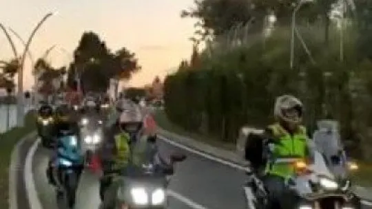 Motosiklet tutkunları 19 Mayıs coşkusunu renklendirdi