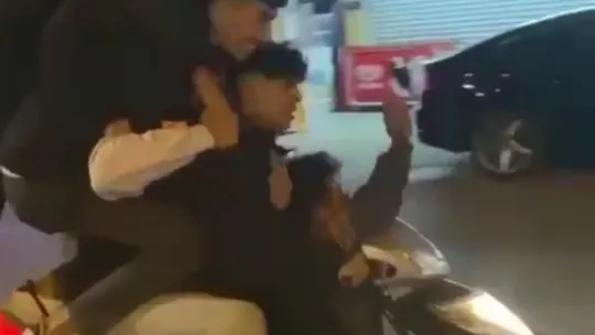 Motosiklete 5 kişi binen gençler hakkında yeni gelişme!