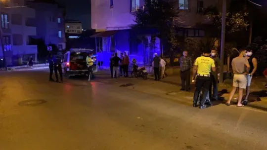 Motosikletin çarptığı yaşlı adam yaralandı