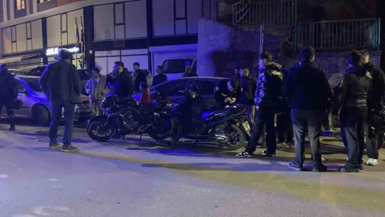 Motosikletler çarpıştı: 1 yaralı