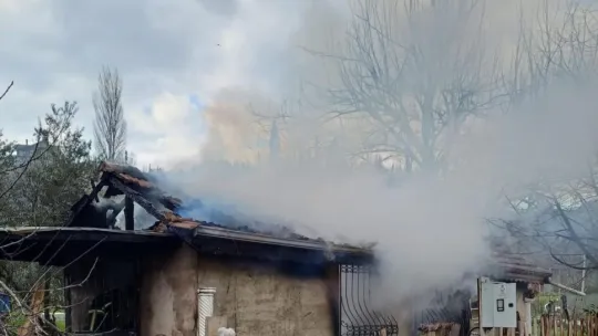 Müstakil evde korkutan yangın