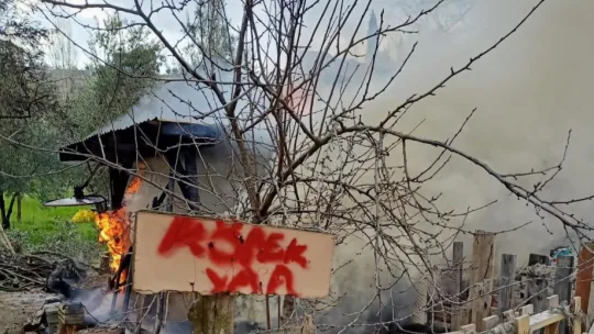 Müstakil evde korkutan yangın
