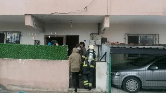 Mutfaktaki ocak yangına sebep oldu!