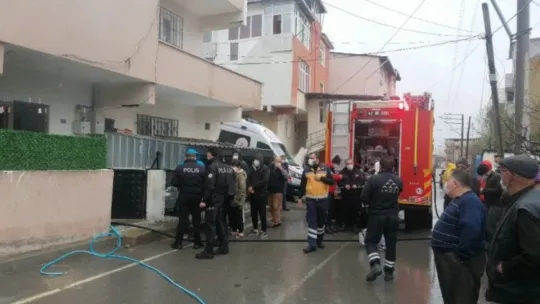 Mutfaktaki ocak yangına sebep oldu!