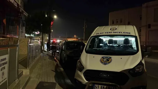 Kocaeli'de cinayet! Göğsünden vurularak öldürüldü