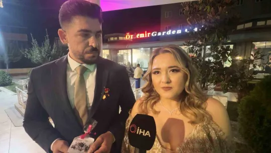 Nişanda şeker yerine mama dağıttılar