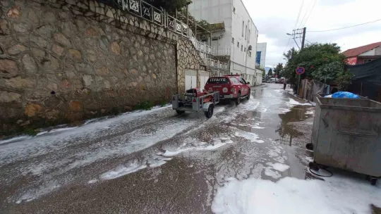 O cadde de yine aynı manzara