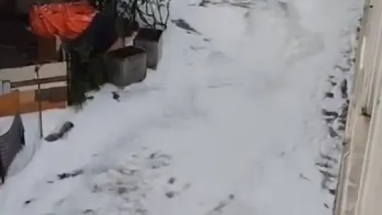 O cadde de yine aynı manzara