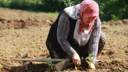 O, tozlu topraklı köy yollarının ATV'li Seher ablası