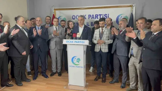 Ocak Partisi Genel Başkanı Canpolat,kararını Kocaeli'de açıkladı
