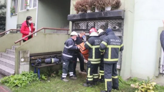 Ocakta unutulan yemek yaşlı çifti hastanelik etti