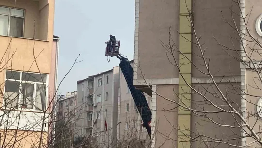 Öğrenci yurdunda korkutan yangın