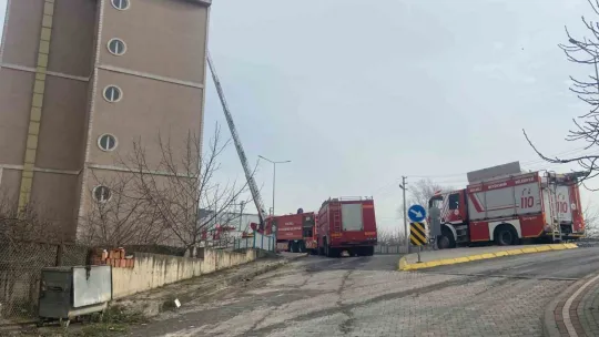 Öğrenci yurdunda korkutan yangın