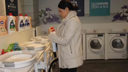 Öğrencilerin çamaşır yıkama derdine son