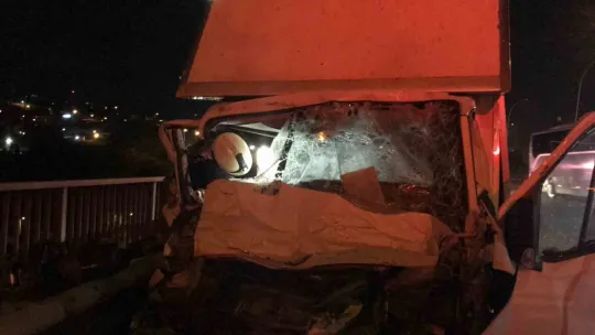 TEM'de korkutan kaza! Yaralılar var