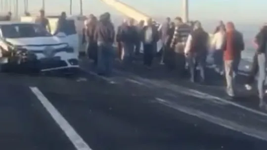 Osmangazi Köprüsü'nde korkunç kaza: Çok sayıda yaralı