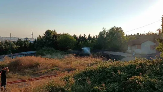 Otluk alanda çıkan yangın söndürüldü