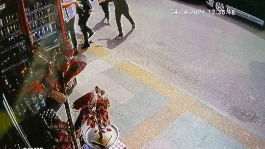 Şoförün burnunun kırıldığı o anlar kamerada