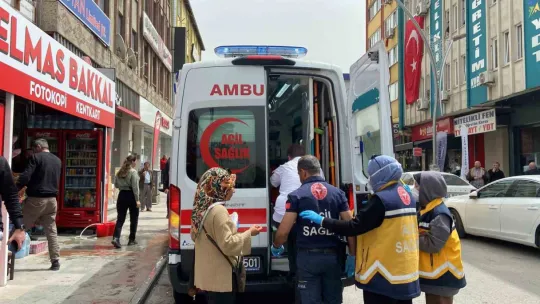 Şoförün burnunun kırıldığı o anlar kamerada