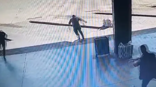 Otogarda yaşanan dehşet kamerada