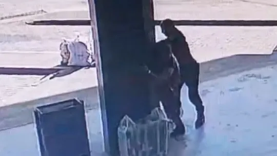 Otogarda yaşanan dehşet kamerada