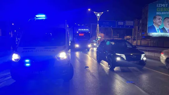 Otomobil çarpıp kaçtı, motosikletli alkolü çıktı