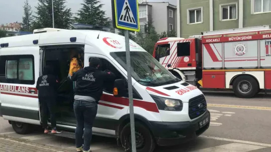 İzmit'te korkutan kaza: yaralılar var