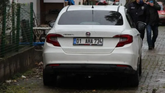 Otomobili av tüfeği ile kevgire çevirdiler