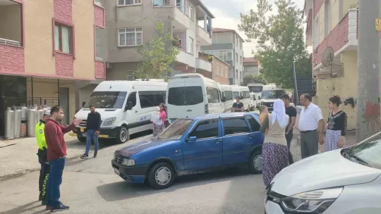 Otomobilin çarptığı 3 yaşındaki kız çocuğu yaralandı