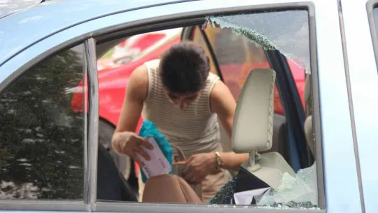 Otomobilini 2 ay önce almıştı, halini görünce şaşkına döndü