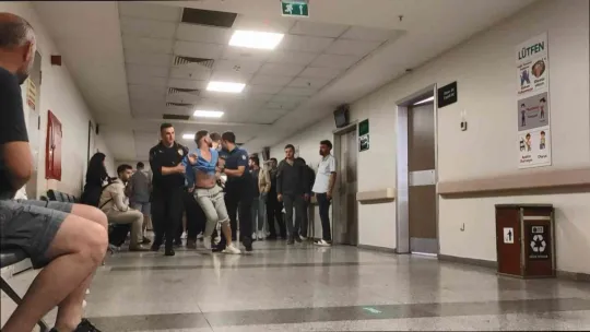 Otomobiliyle ağaca çarptı, polise mukavemet gösterdi