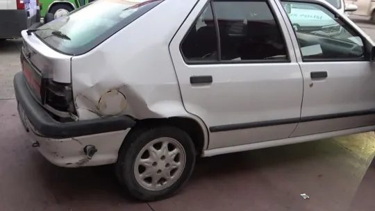 Motosiklet sürücüsü ağır yaralandı