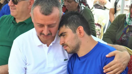Özel bireyler denizin keyfini böyle çıkardı