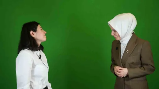 Özel bireylerin Bakan Göktaş sevinci