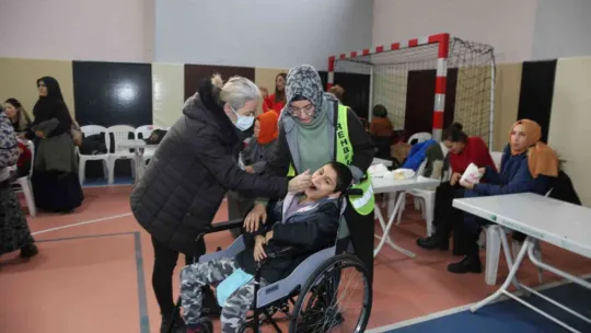Özel çocuklara çok özel kutlama