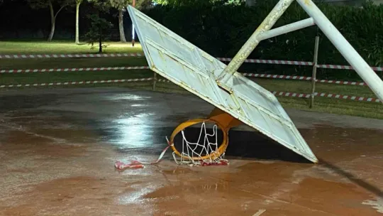 İzmit'teki parkta korku dolu anlar!